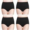 wirarpa Mutande Donna Culotte Vita Alta Slip Cotone Mutantina Elastiche Pantaloncini Post Parto, Multicolore-a6, S