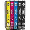 Generico 5 CARTUCCE T405XL compatibili PER EPSON WF-3820DWF WF-3825DWF WF-4820DWF WF-4825DWF WF-4830D