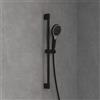 Villeroy & Boch Verve Showers set doccia con asta, 3 tipi di getto, TVS109007000K5, Verve Showers nero opaco [Rubinetteria Bagno > Set Doccia]