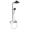 hansgrohe Rainfinity colonna doccia con termostatico, 28742000, Rainfinity cromo/grafite [Rubinetteria Bagno > Colonne Doccia]