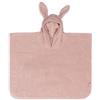 Jollein Poncho da bagno per bambini 1-4 anni - Terry, Wild Rose - 100% cotone - Spugna - Certificato Oeko-Tex - Con cappuccio con orecchie - Poncho da bagno per ragazze e ragazzi