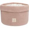 Jollein Cosy Knit, cestino per la cura, 60% cotone, 40% acrilico, 14 x 18 cm, rosa