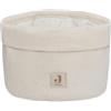 Jollein Cesta Cosy Knit, avorio - 60% cotone, 40% acrilico, 14 x 18 cm, bianco