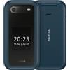 Nokia 2660 Flip Cellulare 2.8 4G Dual SIM con Fotocamera e Radio FM colore Blu - 1GF011OPG1A02