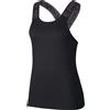 Nike Canotta Palestra Logo Elastika Nero Donna M