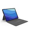 Logitech Combo Touch Custodia con tastiera per iPad Pro da 12,9" (5a e 6a generazione), Layout Italiano QWERTY, Grigio