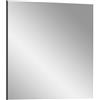 xonox.home Guardarobbe Canu X4CE1619 - Specchio da parete per corridoio, struttura basalto, colore: grigio, ca. 80 x 73 x 2 cm