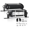 PICAA Fila Unica Barra luminosa a LED Fuoristrada 10.4cm 15W Fari Led Trattore 12V 24V Spot Slim Impermeabile LED Luce da Lavoro per Auto Barca FUORI STRADA 4X4 SUV ATV UTV Camion（2 PZ）