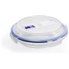 Luminarc Pure Box Active Set 1 contenitori dritti ermetici in vetro 23 cm - 70 cl bicolore