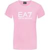 Emporio Armani Maglietta T-Shirt Donna 8NTT63 TJ12Z, Manica Corta, Girocollo (Rosa Chiaro, L)