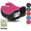 WALSER Premium seggiolino auto ISOFIX, seggiolino auto 125-150 cm, seggiolino auto Andy ultima norma 2024 ECE R 129, seggiolino auto bambino nero/rosa