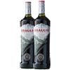 Generico Amaro Braulio 2 Bottiglie da 1 Litro - Amaro alpino dello Stelvio invecchiato 15 mesi in botte di rovere