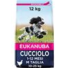Eukanuba Cibo Secco per Cuccioli in Crescita, per Cani di Taglia Media, Ricco di Pollo Fresco, 12 kg