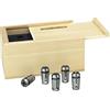 PROXXON 2224144 - Set 5 morsetti per pezzi pf 230 y ff 230, Nero