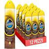 Pronto Spray Olio Nutriente - Nutre, protegge e ravviva le superfici, Fragranza Ambra e Olio D'Argan, Formato Scorta da 12 Pezzi da 250ml