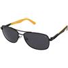 Caterpillar CTS 8023 004P | Occhiali da Sole Graduati o Non Graduati | Unisex | Metallo | Rettangolari | Nero | Adrialenti