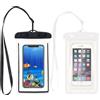 wangos 2 Pezzi Custodia Impermeabile Smartphone Borsa Galleggiante Cover Cellulare Sacchetto Asciutta Sacca Mare Subacquea IPX8 Universale per iPhone Pro Max Mini X SE Samsung Galaxy Huawei Xiaomi Oppo Ecc