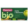 Plasmon omogeneizzato bio banana mela 2 vasetti x 80 g