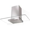 FABER Cappa a Parete Artica X/A90 in Acciaio Inox e Vetro Classe Energetica A Dimensioni 90 cm 325.0557.680
