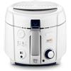 De'Longhi F38436 RotoFry Friggitrice, 1800 W, 1.5 Litri, Plastica, Bianco con Cestello Rotante