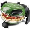 G3 Ferrari G10006 Pizza Express Delizia, Forno Pizza, 1200 W, Termostato regolabile 400°C, Pizza fragrante in 5 minuti, Doppia resistenza riscaldante, Ricettario e Palette inclusi, Verde