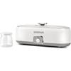 G3 Ferrari G10133 Fermento 4 Yogurtiera, 20 W, 4 vasetti in vetro da 180 ml, Coperchio trasparente con maniglia, Bianco