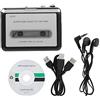 Zerone Lettore di Cassette, USB Portable Tape to PC Registratore di Cassette Registratore di CD MP3 Acquisisci Lettore Musicale Digitale per Laptop e PC