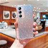 JIEZUIMEI Case per Samsung Galaxy A34 5G Custodia Glitter TPU Silicone(Viola)