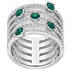 Swarovski ANELLO CREATIVITY VERDE RODIO M55 DONNA SWAROVSKI