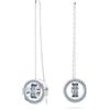Swarovski ORECCHINI PENDENTI HOLLOW ANELLO CONCATENATO DONNA SWAROVSKI