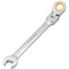 DAKCOS Chiave combinata a cricchetto con oro testa flessibile, 7 mm, in acciaio al cromo