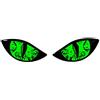 BIKE-label Adesivo 3D per auto, moto, casco verde neon 910062-VA