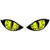 BIKE-label - Adesivo 3D per auto, moto, casco, giallo neon, 910061-VA