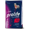 prolife grain free adult sensitive manzo e patate medium/large 10kg