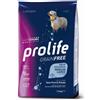 prolife grain free adult sensitive med/lar sogliola e patate 10kg