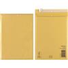Herlitz Buste imbottite C/3 in polietilene con rivestimento interno in plastica, confezione da 4 pezzi, 15 x 21 cm, colore: Marrone