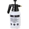 Relaxdays Spruzzatore a Pressione, Nebulizzatore, Valvola Regolabile in Ottone, Manometro Bottiglia Pesticidi 1 L, Nero