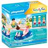 PLAYMOBIL Family Fun 70112, Bagnante con canotto, Galleggiante, dai 4 Anni