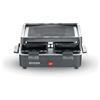 SEVERIN RG 2370 - Mini griglia per raclette con piastra antiaderente e 4 padelle, grill da tavolo per fino a 4 persone, potenza 600 W, colore: Nero