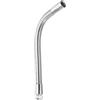 PATIKIL 7,9 Tubo Flessibile Universale Collo Cigno, 1pz M10 Posizionamento Metallo Filettatura Fine Prolunga Tubo Flessibile Braccio Flessibile per Lampada Attrezzatura, Tono Argento