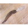 arburesa COLTELLO ARTIGIANALE 29,5 CM ARBURESA scuoio CORNO di Muflone GREZZO Flumini