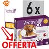 Ceva Vectra 3D Dog Giallo 1,5-4 kg - Offerta [PREZZO A CONFEZIONE] Quantità minima 6 Confezioni