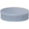 MAUL Magnete Maulsolid, magnete rotondo, in plastica infrangibile, 600 g, 24 x 8 mm, grigio, 6162484