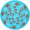 Imtrub Ciotola lenta per Cuccioli - Feeding Slow Food Napf,Slow Feeder per Cani, Tappetino Puzzle in Silicone con Motivi per Yogurt, dolcetti o di Arachidi Imtrub