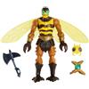 Masters of the Universe Revelation, Personaggio Spy in the Sky Buzz-Off Masterverse New Eternia, con mani artiglio, ali estendibili e rimovibili e ascia, giocattolo per bambini, 6+ anni, HLB49