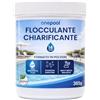 PLANTAWA Flocculante per piscina in polvere (10 settimane) | Clarificante per acqua di piscine e spa | Elimina la torbidità e migliora la filtrazione | Formula concentrata per un'acqua cristallina.