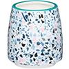 KitchenCraft - Vaso per piante da interni, motivo terrazzo, in ceramica, multicolore, 11 x 12 cm