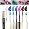 MKNZOME Mascara Colorato, 7 Colori Mascara Colorati Mascara Blu Viola Bianco Rosa Verde Nero Marron, Mascara Volumizzante e Allungante Mascara Waterproof, Lunga Tenuta, Natural Eye Makeup