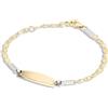 GioiaPura Bracciale Bambino Con Targa Oro 18kt Gioiello Gioiapura Oro 750 GP-S147451