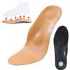 Guiguishiny Comodo supporto per l'arco plantare per solette ortopediche per uomo e donna, solette in vera pelle, comfort traspirante per piedi piatti, fascite plantare, adatto per scarpe sportive e da lavoro